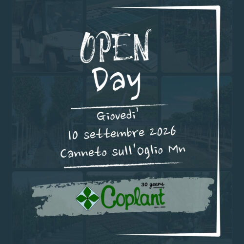 Coplant Open Day: Viaggio nel Cuore del Verde tra Innovazione, Produzione e Convivialità_10 settembre 2026